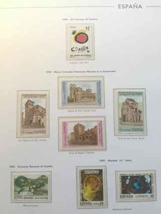 Sellos España 1991. Completo, en sus hojas.