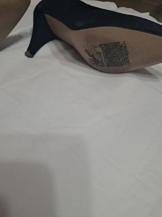 Zapatos y cartera MARYPAZ azul talla 38