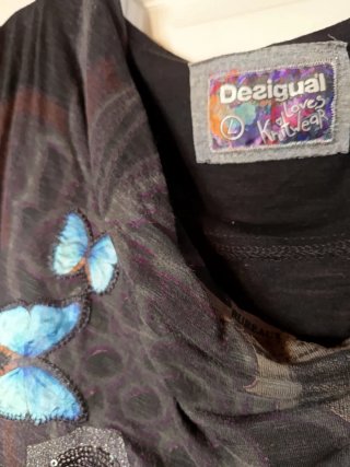 Desigual LOTE de Camiseta y vestido Talla L