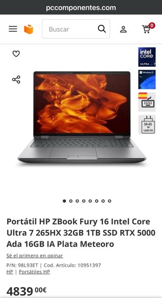 HP ZBook Fury 17 G7 Mobile Workstation