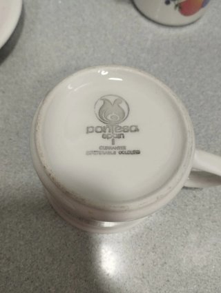 Juego café y merienda Pontesa porcelana reforzada