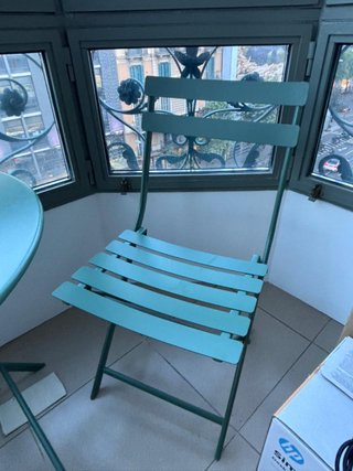 Mesa y 2 Sillas Terraza Plegables