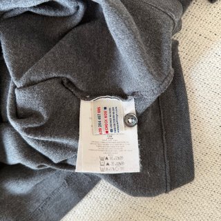 Polo Moncler Uomo S Grigio Cotone Manica lunga