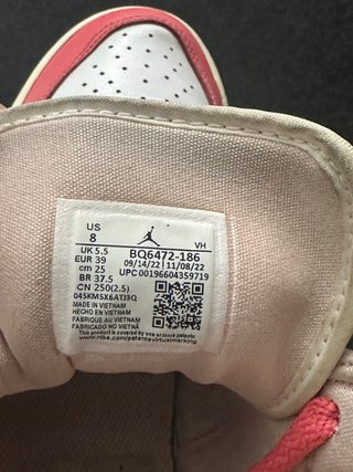 Nike Jordan 1 Mid Rosa 39 Scatola Originale