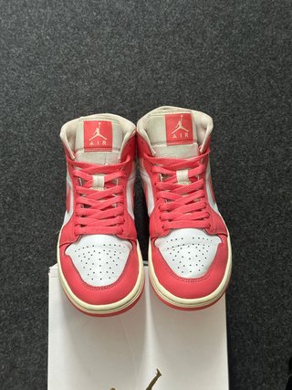 Nike Jordan 1 Mid Rosa 39 Scatola Originale