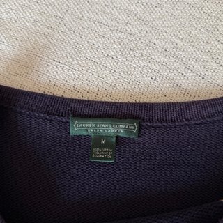 Pullover Polo Ralph Lauren Donna M righe Blu Rosso