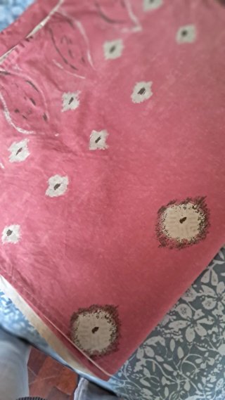 Funda nórdica rosa con estampado para cama de 135