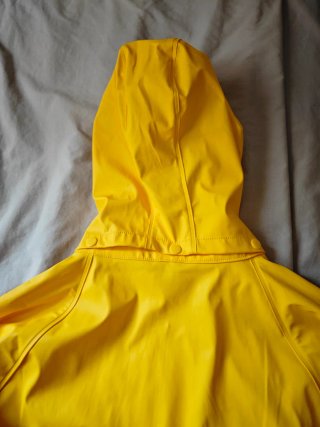 Impermeable amarillo talla S