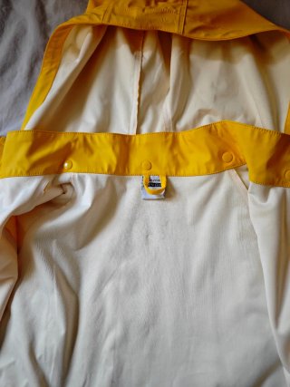 Impermeable amarillo talla S