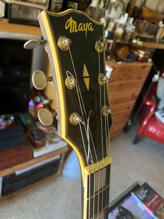 Guitarra Maya Les Paul (Japón 70s) - (Lawsuit era)