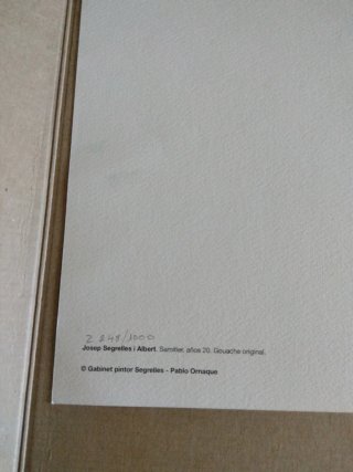 Litografie di S.Dalí e J.Segrelles Barcellona
