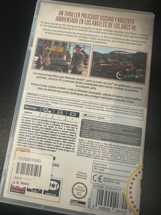 L.A. Noire Nintendo Switch