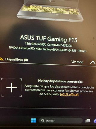 Portátil Asus TUF Gaming FX507VV