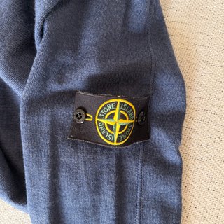 Pullover Stone Island Uomo M Blu Lana maglione