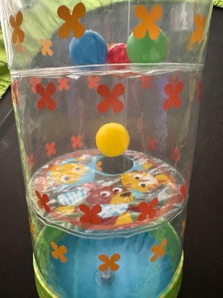 Rodillo inflable gateo para bebé con juego pelotas
