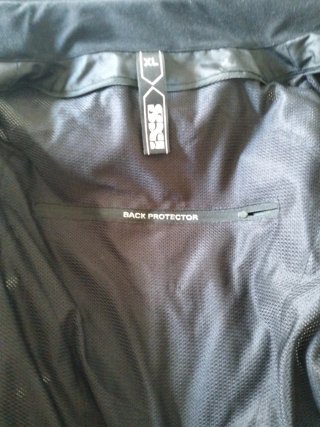 Chaqueta de moto negra XL IDCS