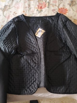 Chaqueta de moto negra XL IDCS