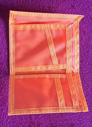 Cartera de tela Neón con velcro  (4 colores) Nuevo