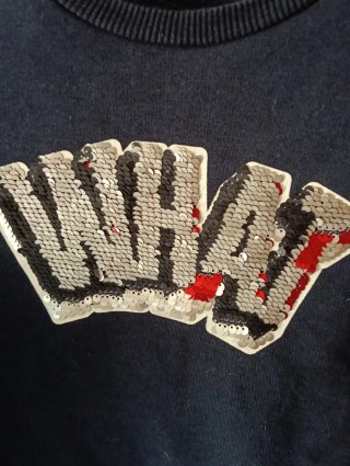 Sudadera What de Niño