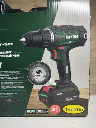 Set Taladro Atornillador Parkside 20V