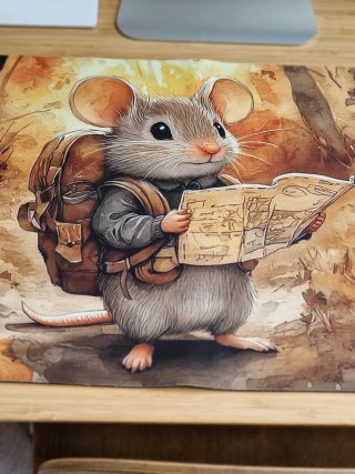 Alfombrilla Escritorio Ratón Senderista