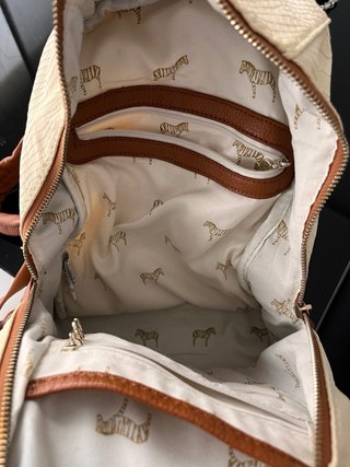 Mochila Desigual Beige y Marrón