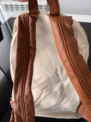Mochila Desigual Beige y Marrón