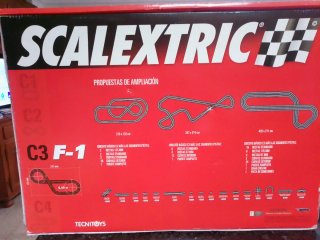Circuito Scalextric C3 F1 Pista Negra