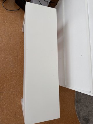 Mesita auxiliar blanca de madera (2 unidades)