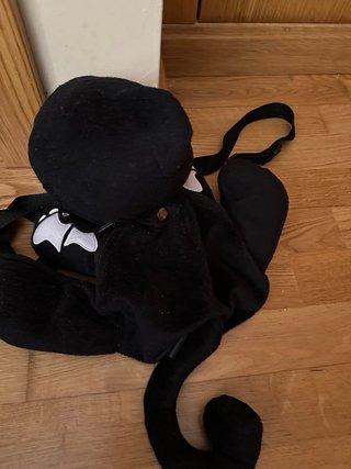 Mochila Skelanimals Negro/Blanco