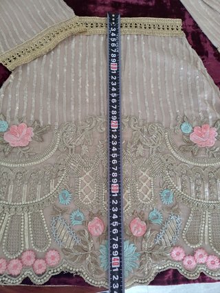 Saya para virgen de 60 a 65 cm