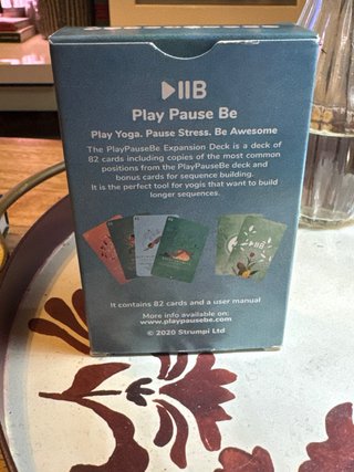 Mazo Cartas Yoga PlayPauseBe + Pack