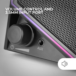 Mars Gaming MS72 Altoparlanti Gaming 15W RGB Flow