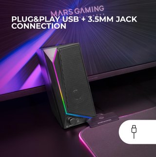 Mars Gaming MS72 Altoparlanti Gaming 15W RGB Flow