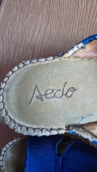 Sandalias Aedo Azul