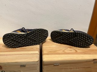 W6YZ 42  Scarpe W6YZ (WIZZ) blu inserti gialli