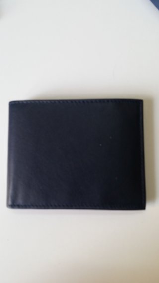 Cartera y monedero azul oscuro a juego
