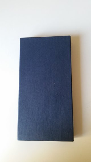 Cartera y monedero azul oscuro a juego