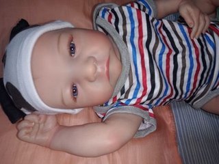 Muñeca reborn bebé silicona