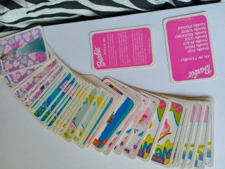 Barbie Gioco delle 7 Famiglie Carte Vintage