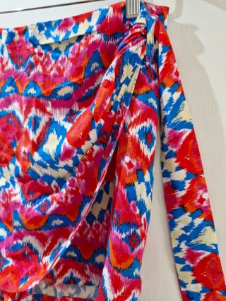 Falda Pantalón Zara Estampada