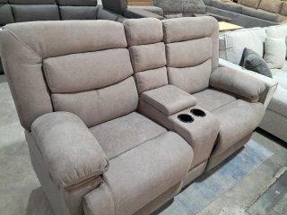 Sofá Relax Manual 2 Plazas Gris
