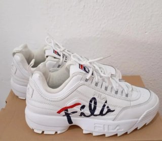 Zapatillas Fila Disruptor Mujer Blancas