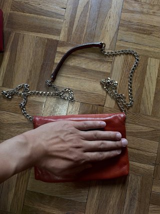 Bolso CH Carolina Herrera Rojo Piel