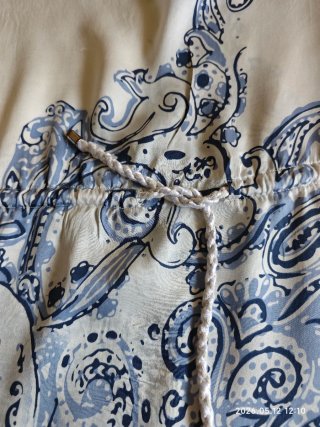 Blusa seda Massimo Dutti estampada