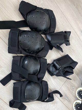 Pack Patines Twister RollerBlade Negros talla 40.5