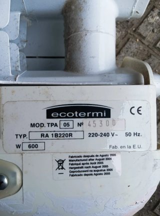 Radiador eléctrico blanco