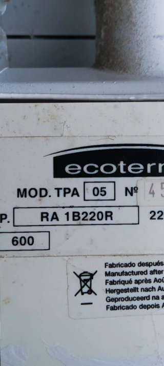 Radiador eléctrico blanco