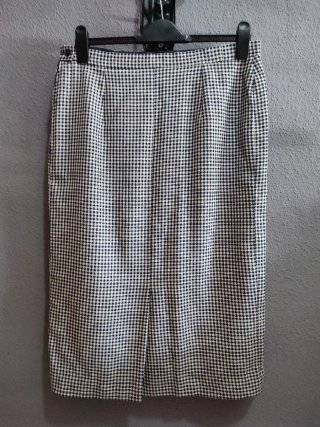 Falda Midi Vintage Pata de Gallo