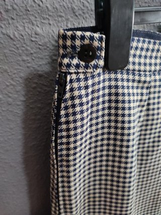 Falda Midi Vintage Pata de Gallo